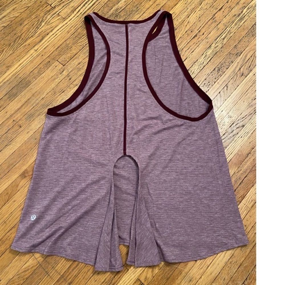 LuLuLemon heathered purple tank top